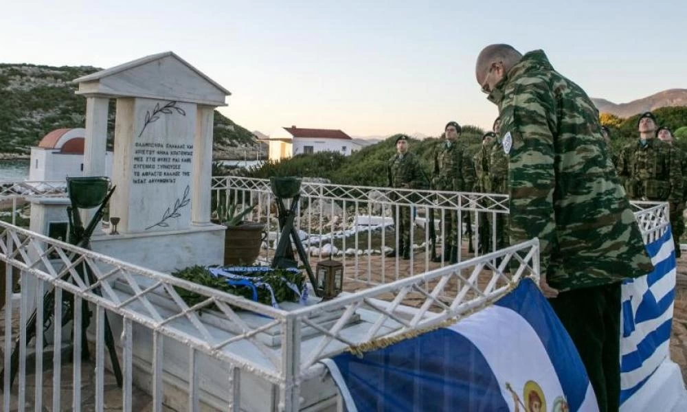 Δένδιας για Κυρά της Ρω: Ετάφη στον χώρο όπου για 40 χρόνια ύψωνε τη σημαία μας